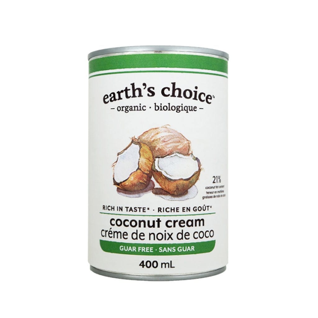 EARTH'S CHOICE Épicerie Crème de noix de coco sans guar bio 400ml