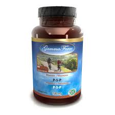 GAMMA FORCE Suppléments B6 coenzymé100mg (pyridoxal-5-phosphate(vitamine) 60vcaps