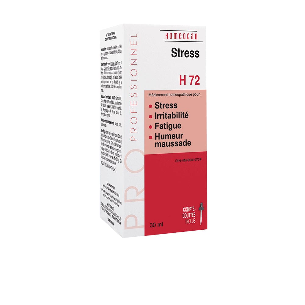 HOMEOCAN Suppléments H-72 stress 30ml
