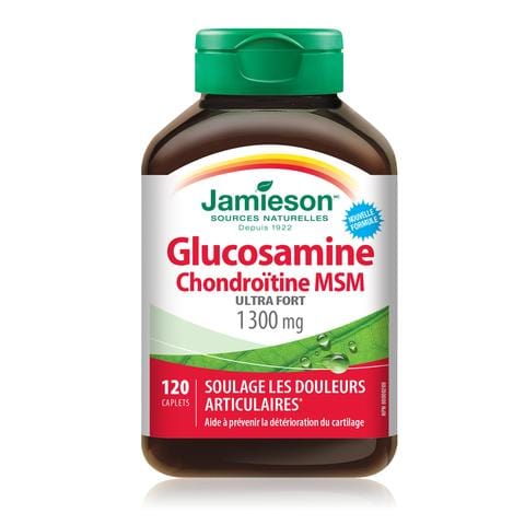 JAMIESON Suppléments Glucosamine / chondroitine MSM (1300mg) 120comp