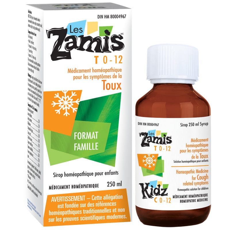 LES ZAMIS Suppléments Toux (sirop pour la toux) (DIN-HM 80004967) 250ml