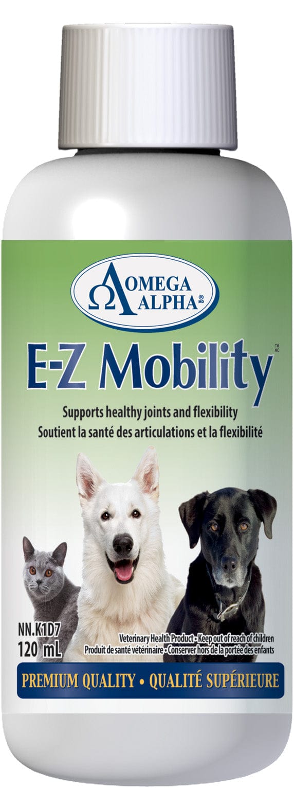 OMÉGA ALPHA ANIMAUX Suppléments E-Z mobility (douleur et inflammatoire) 120ml