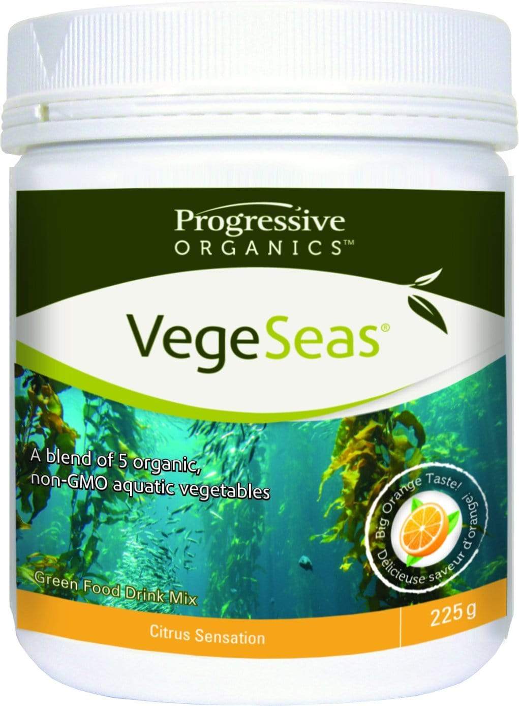 PROGRESSIVE Suppléments Vegeseas (citron) 225g