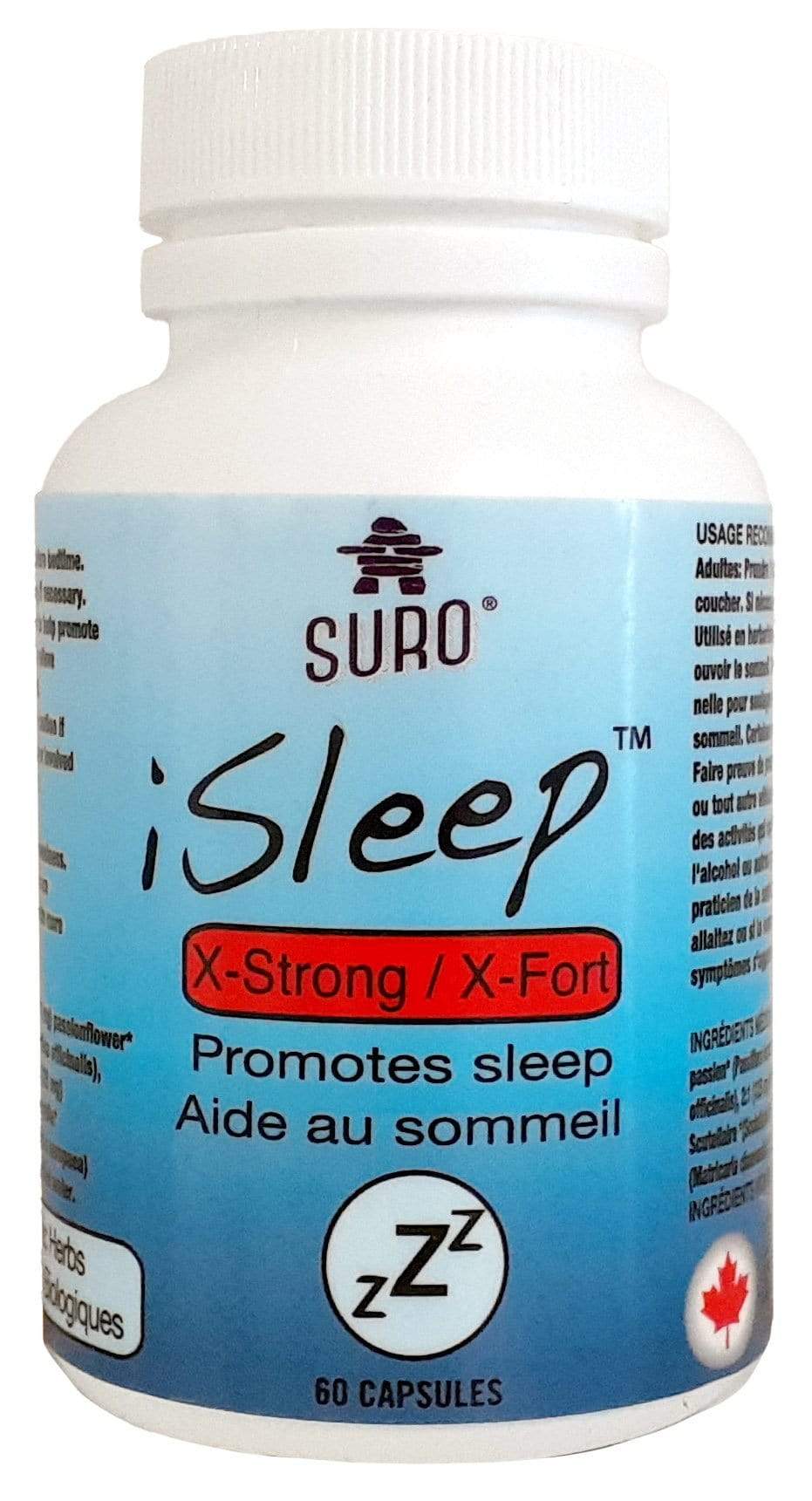 SURO Suppléments I sleep X-fort 60caps